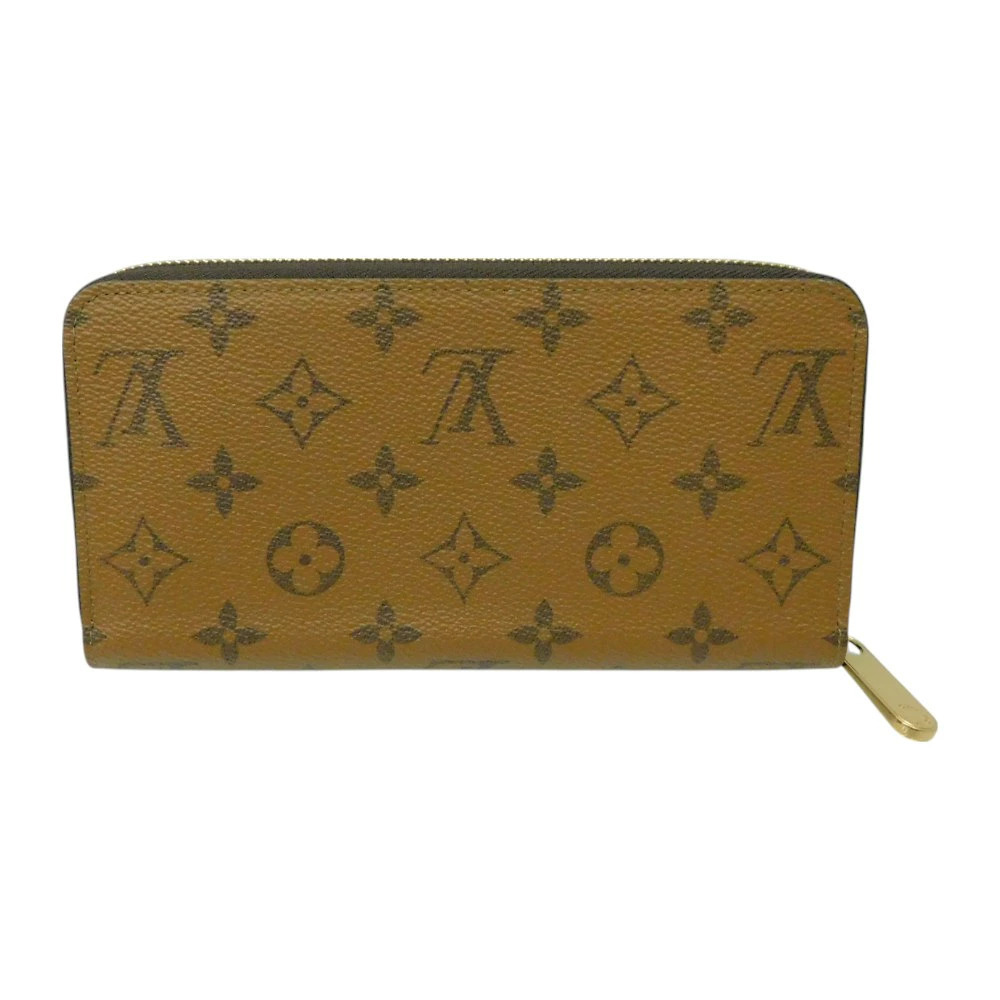 Louis Vuitton Monogram Reverse Long Zippy Wallet Brown